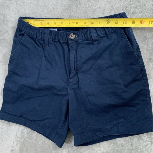Chubbies Shorts Mens Medium Chino Cotton Twill Stretch Waist 5” Preppy Navy Blue - Picture 3 of 9